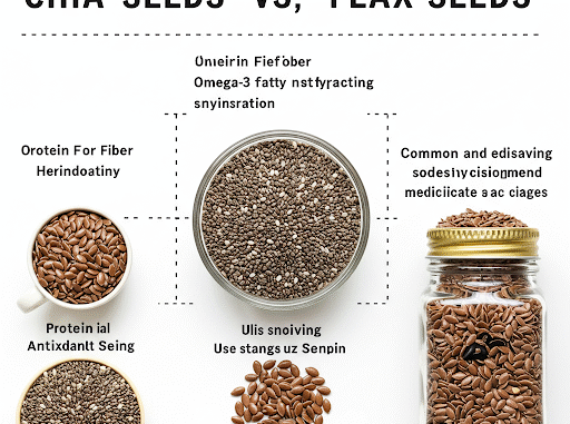 Chia Seeds vs Flax Seeds